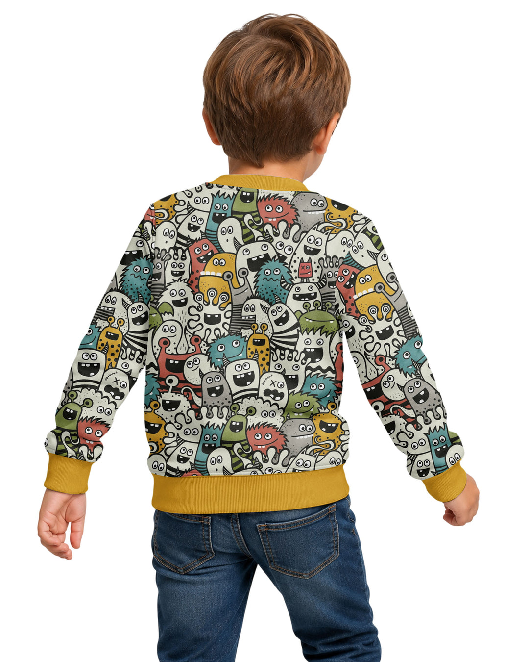 Monsters And Friends Bamboo Crewneck Sweatshirt