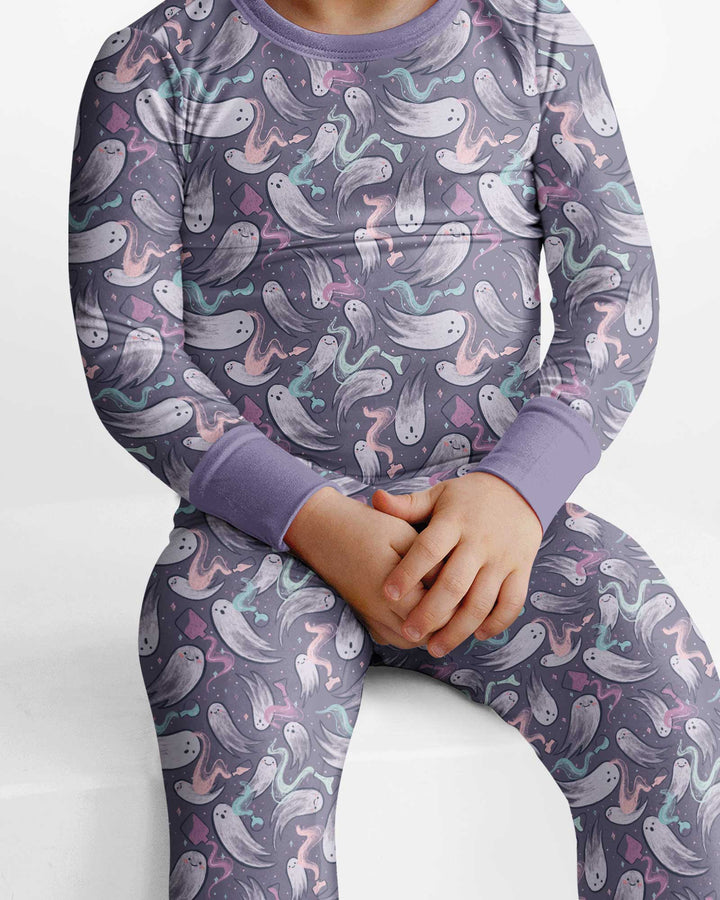 Whimsical Spirits Bamboo Two Piece Long Sleeve Pajama Set