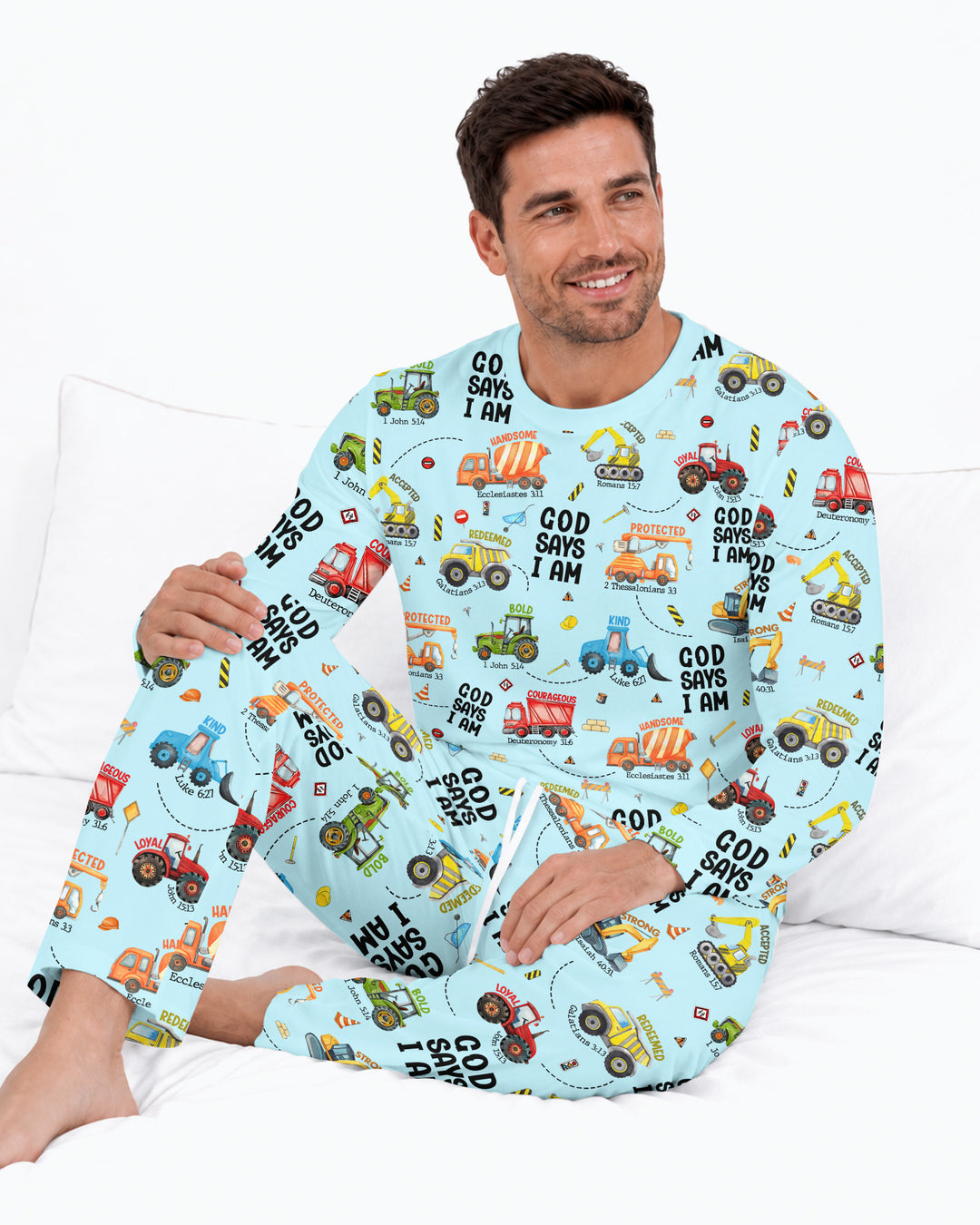 God Says I am Bamboo Men's Pyjamas Set