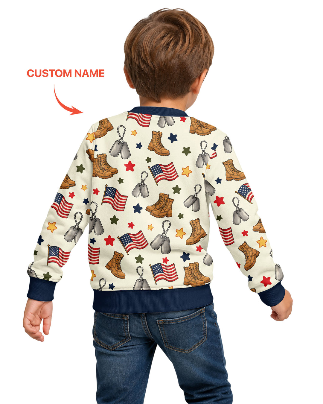 Who Needs Superhero When Your Grandpa Is A Veteran Bamboo Crewneck Sweatshirt