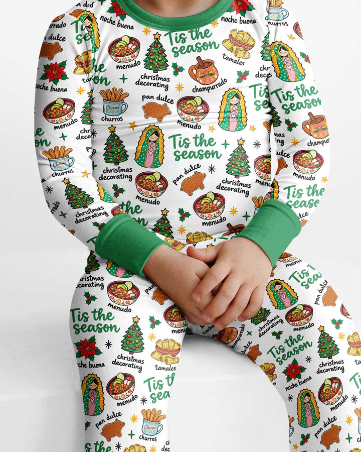 It's Abuelita and Pan Dulce Season Bamboo Two Piece Long Sleeve Pajama Set