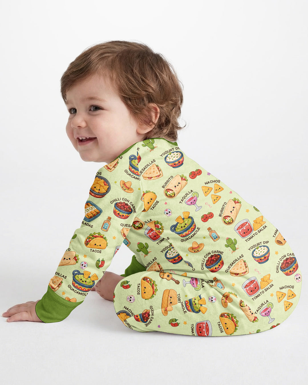 Kawaii Mexican Food Bamboo Convertible Zippy