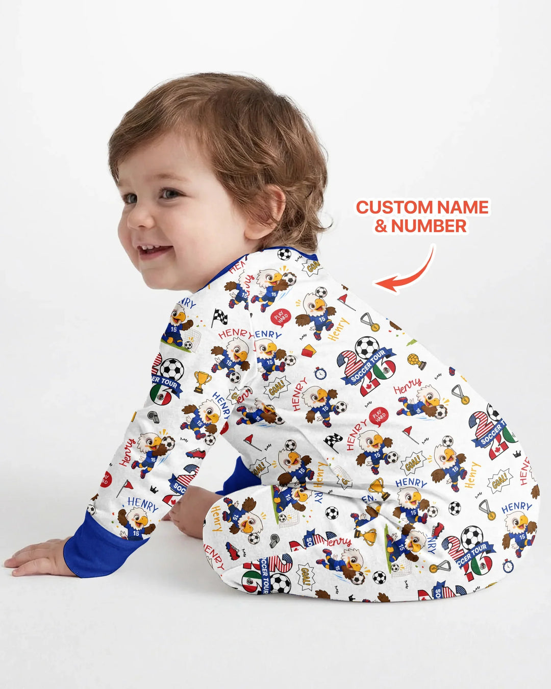 USA We Are Champions Soccer Tour 2026 Bamboo Convertible Zippy