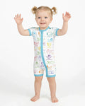 Dino Alphabet ABC Bamboo Shorty Zippy