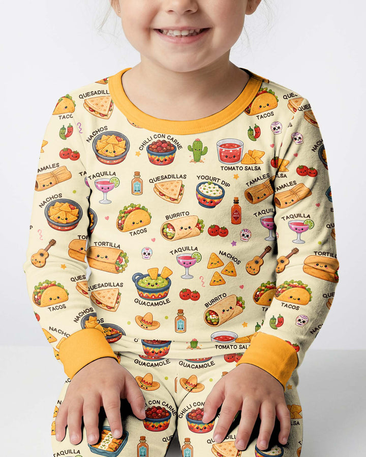 Template Bamboo Two Piece Long Sleeve Pyjamas Set