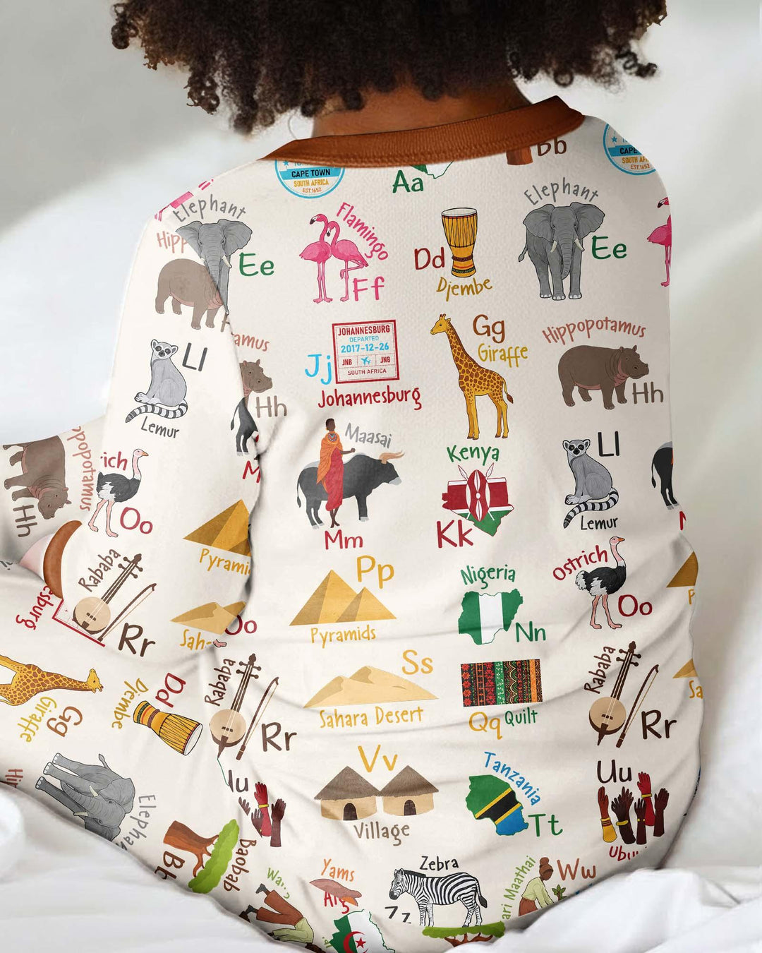 Explore Africa Geography Alphabet Bamboo Convertible Zippy