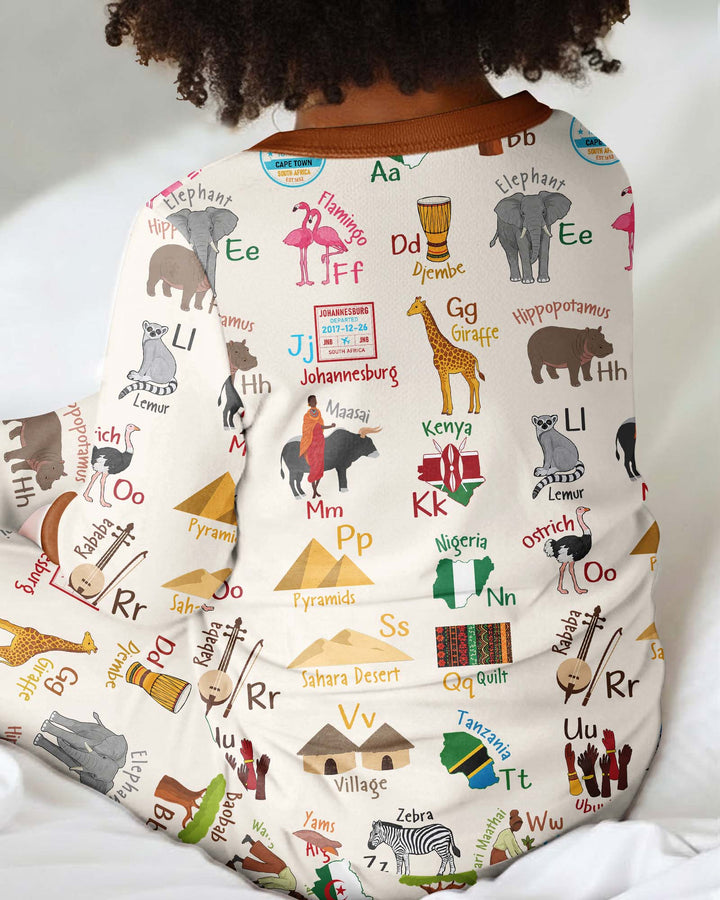 Explore Africa Geography Alphabet Bamboo Convertible Zippy