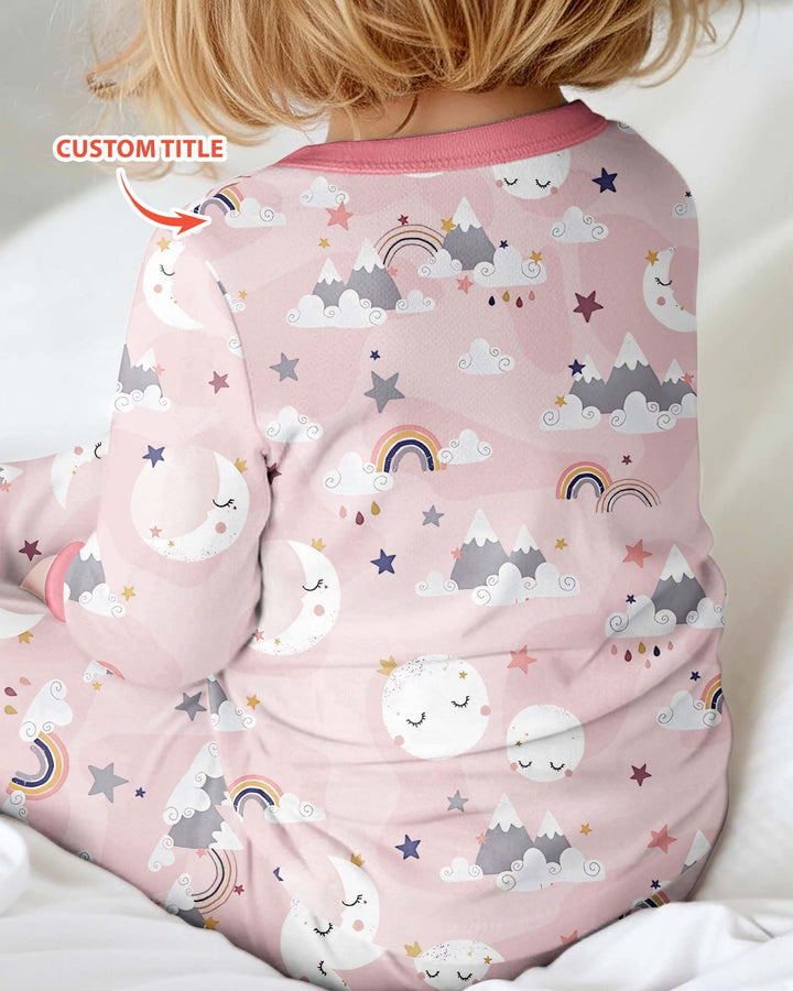 Personalized Loves To The Moon And Back Bamboo Convertible Zippy