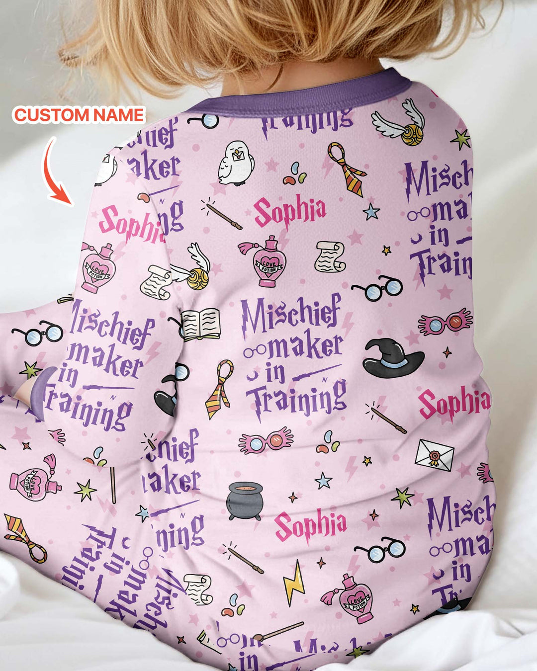 Custom Name Mischief Maker In Training Bamboo Convertible Zippy