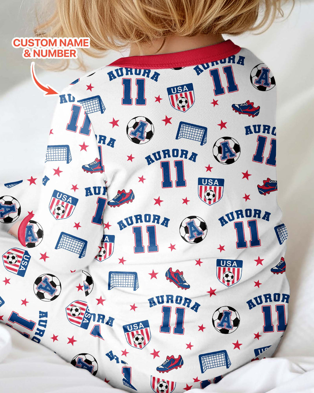 Custom Name Soccer Time Bamboo Convertible Zippy