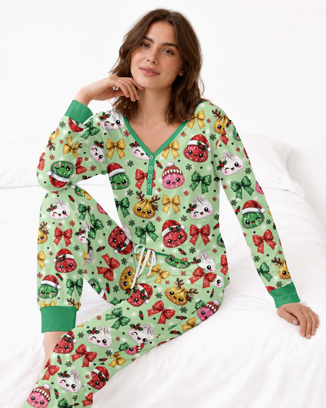 You're A Christmas Dumpling Bamboo Women Pajama Set