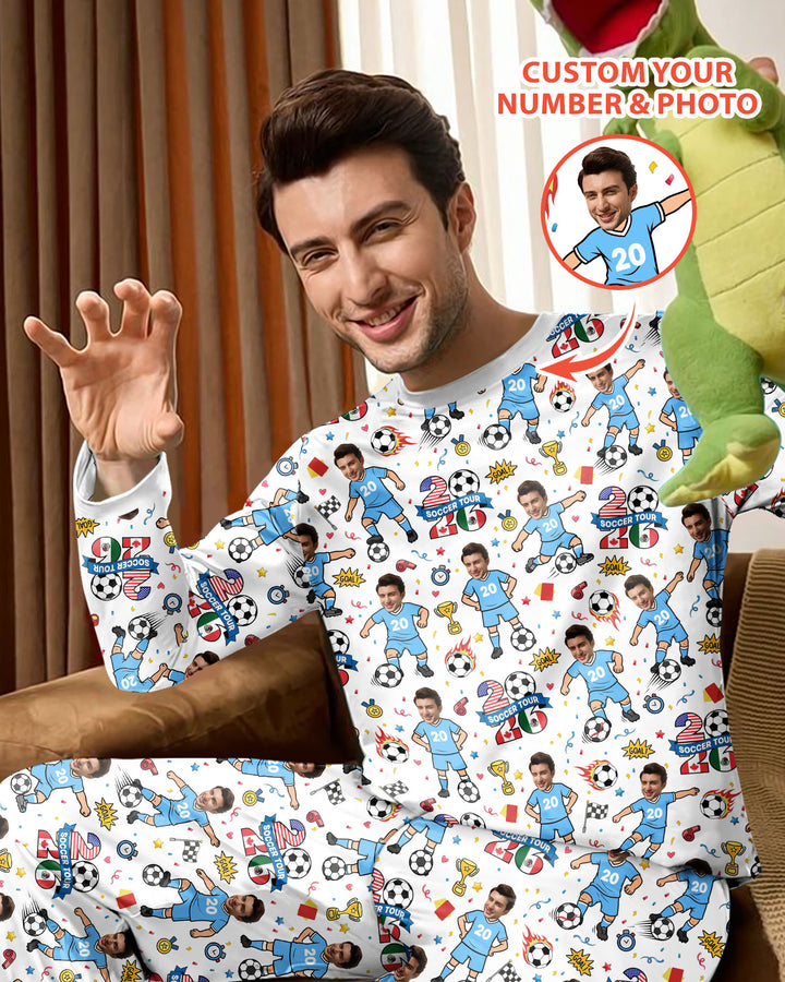 Soccer Tour 2026 Best Player Bamboo Men's Pajama Set
