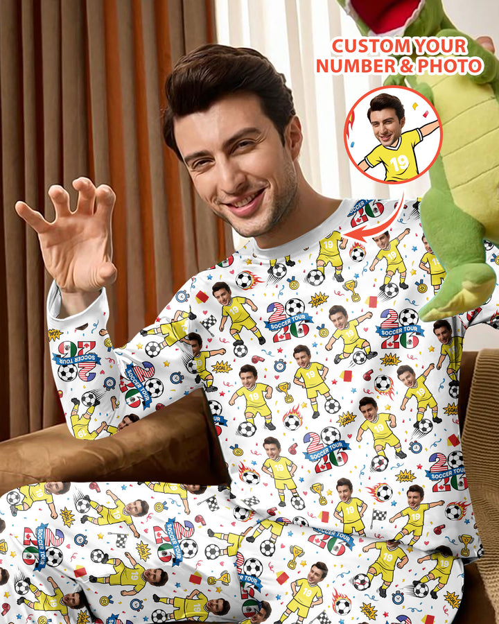 Soccer Tour 2026 Best Player Bamboo Men's Pajama Set