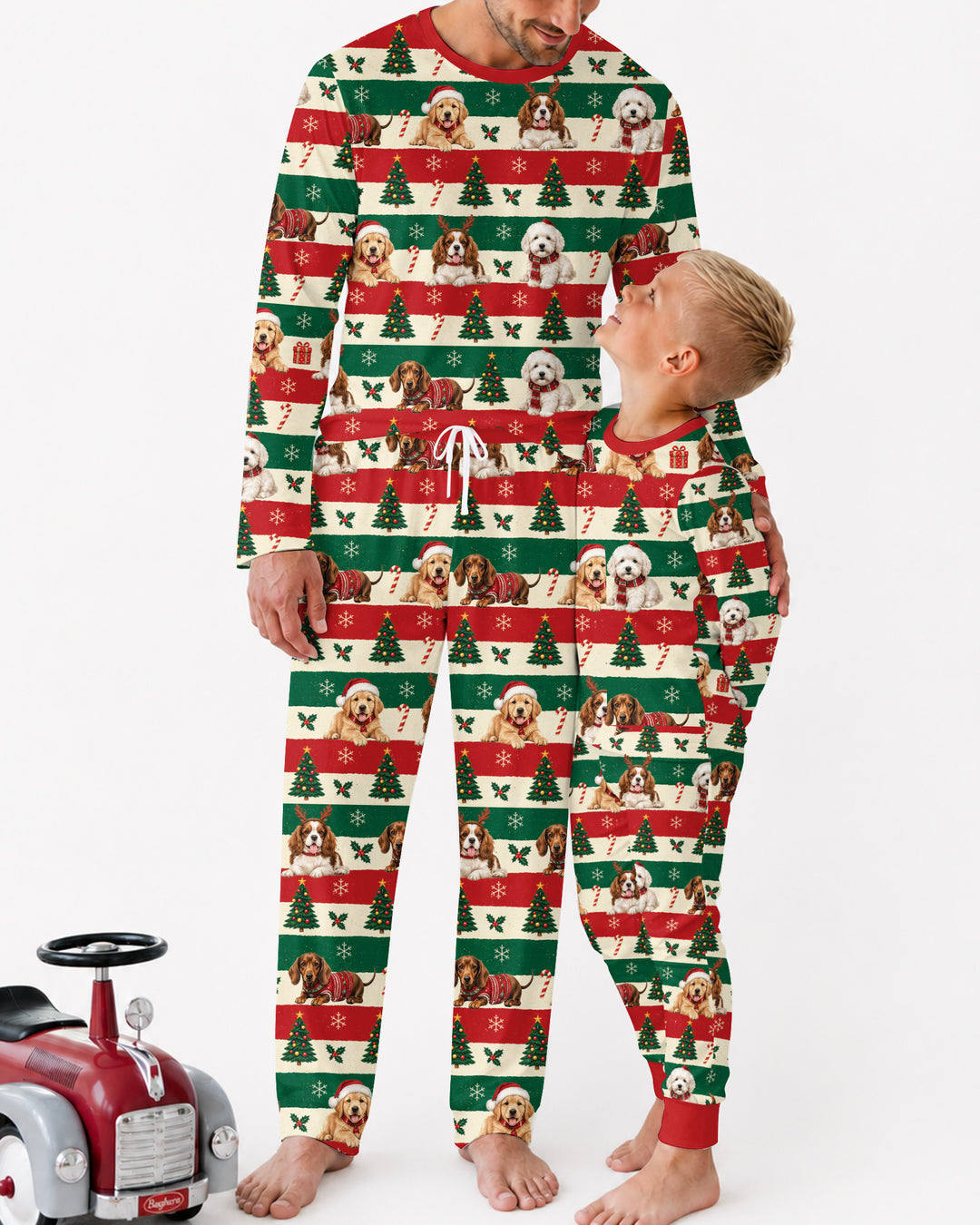 Dog Lover Christmas Bamboo Men's Pajama Set