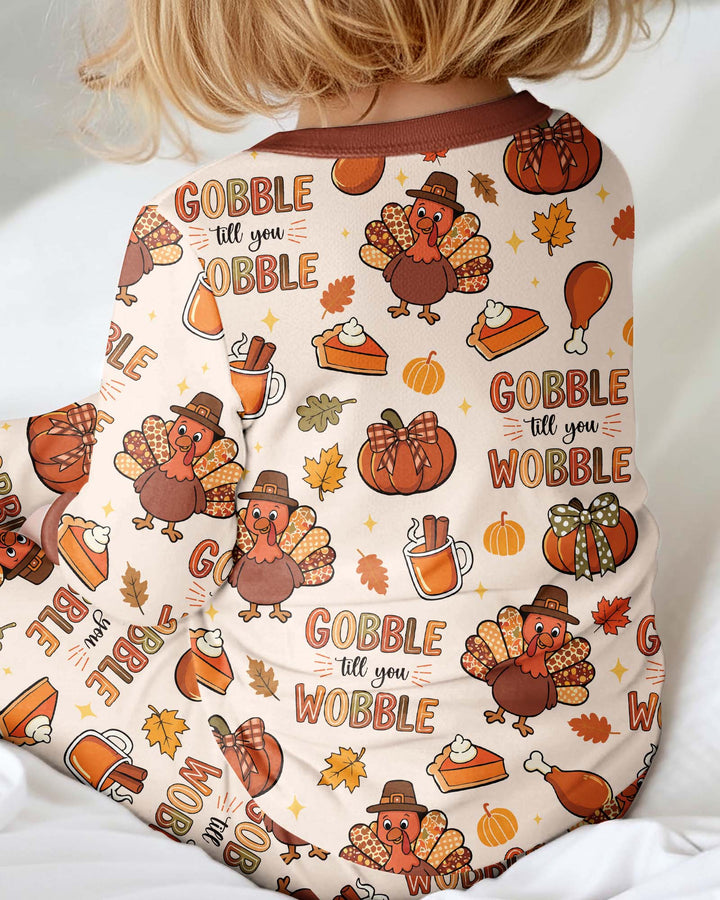 Gobble Gobble Till You Wobble Bamboo Convertible Zippy
