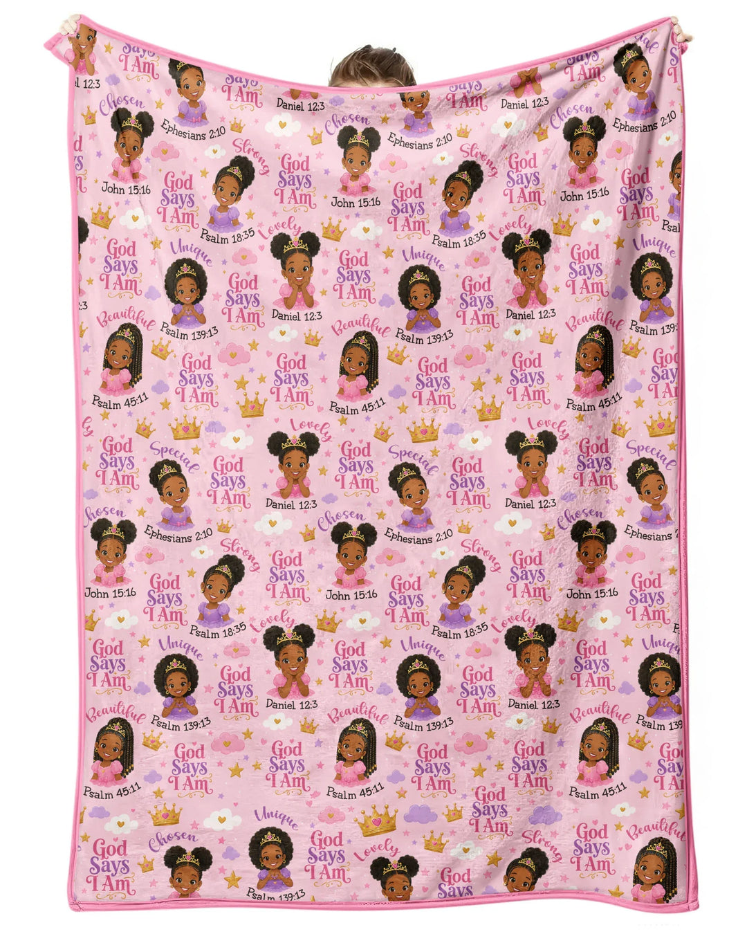 Black Princess God Says I Am Bamboo Blanket