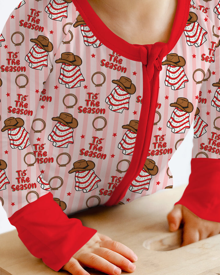 Western Christmas Tis the Season Bamboo Convertible Zippy