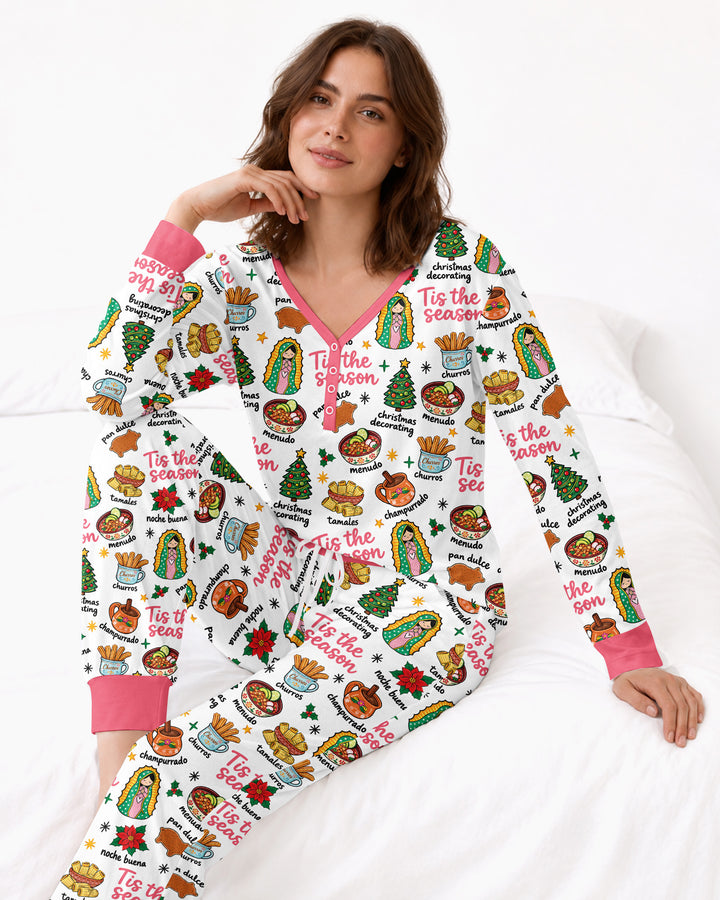 It's Abuelita and Pan Dulce Season Bamboo Women Pajama Set