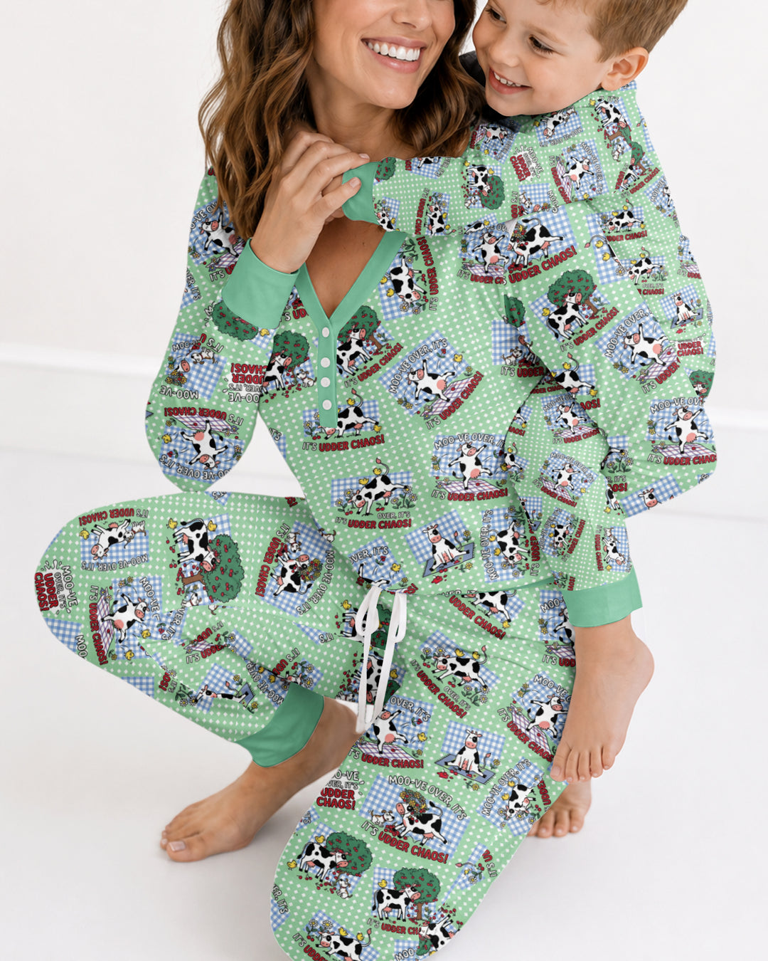 Udder Chaos Bamboo Women Pajama Set