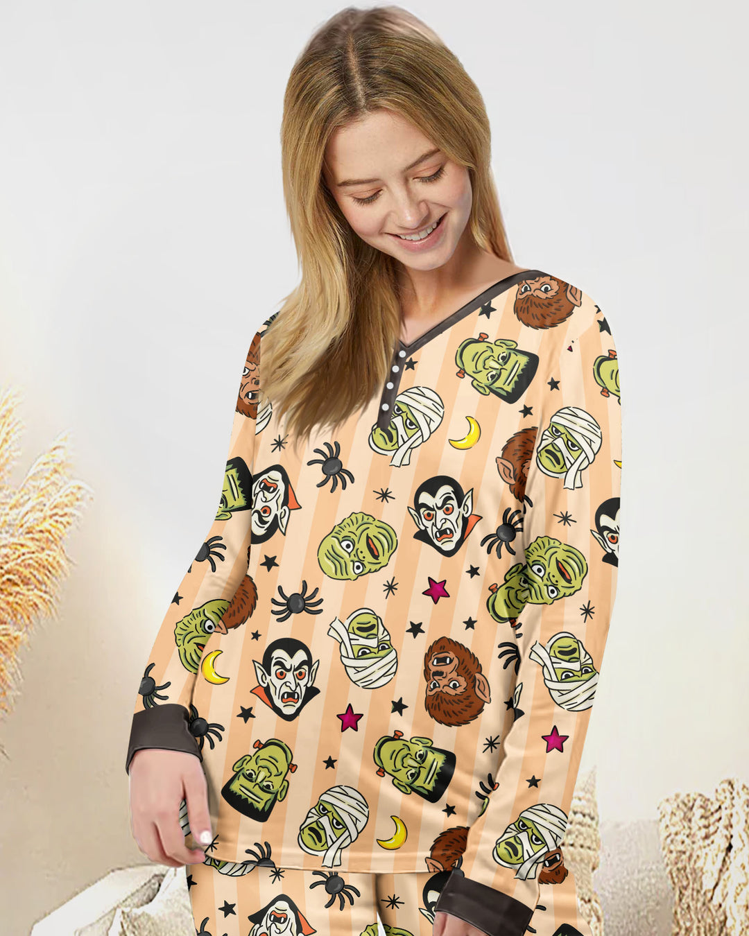 Creepy Crew Family Matching Bamboo Women Pajama Set