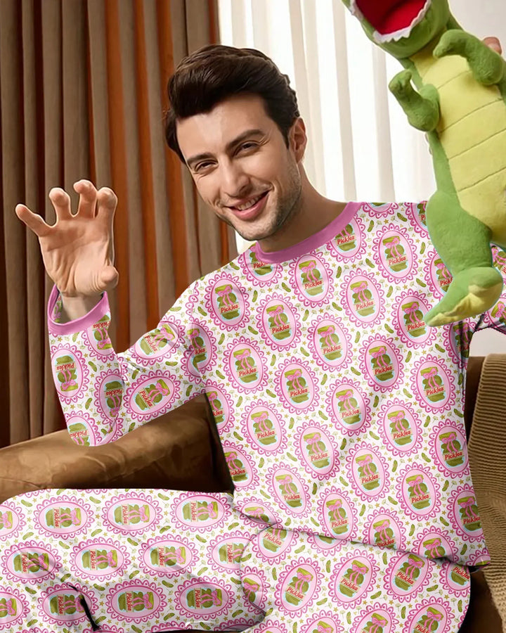 Pickle Coquette Bamboo Men's Pajama Set