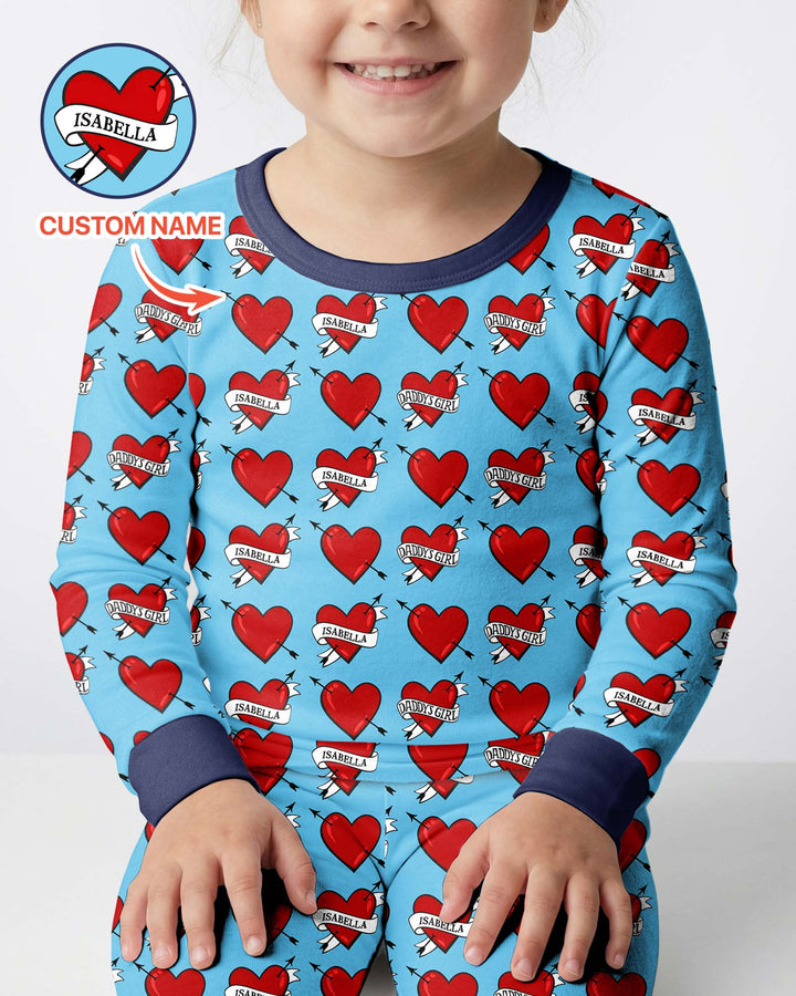 Dad's Kids Bamboo Two Piece Long Sleeve Pajama Set