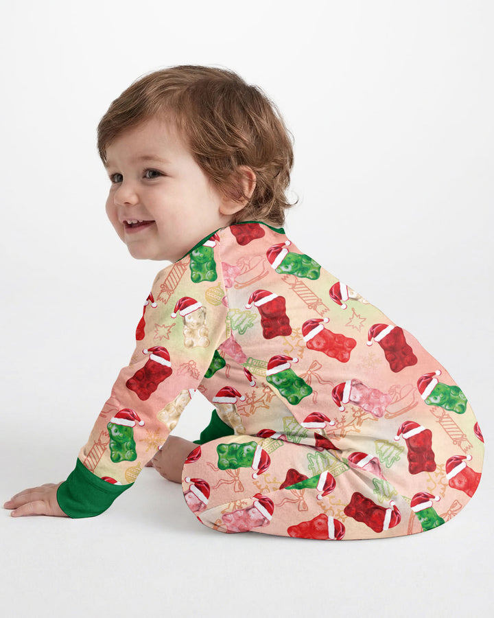 Gummy Bear Santa Christmas Bamboo Convertible Zippy