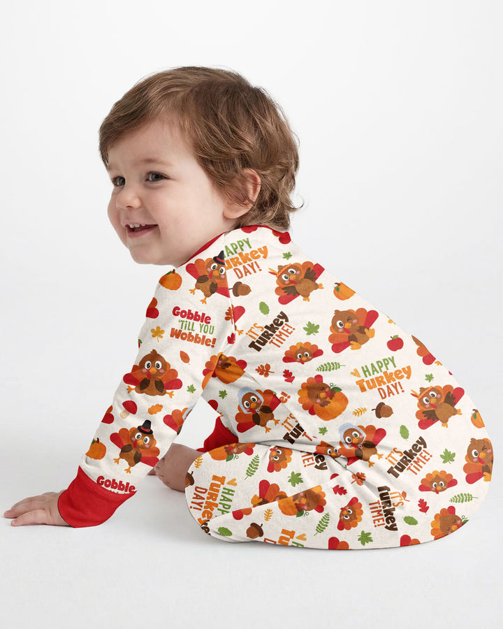Happy Turkey Day Bamboo Convertible Zippy