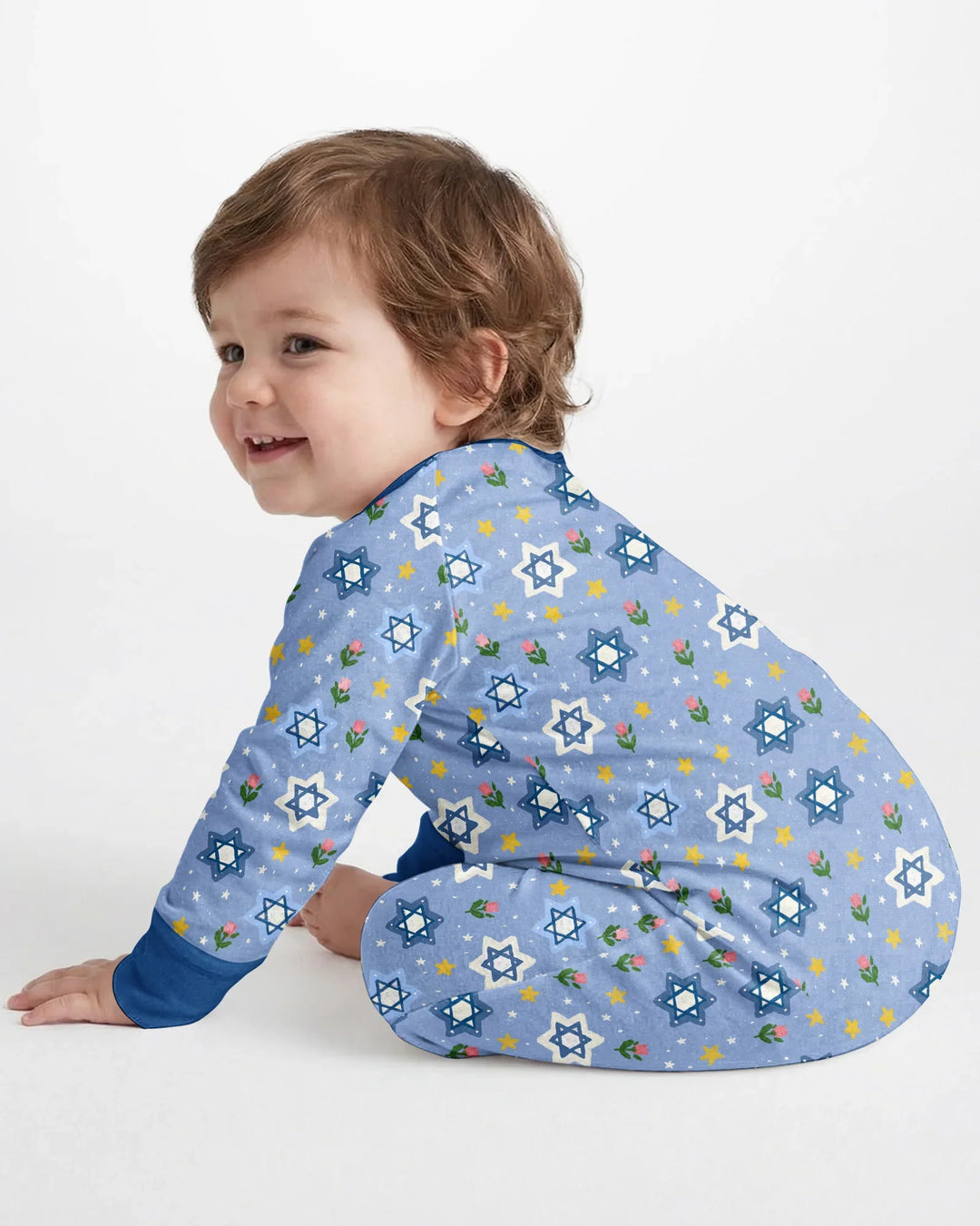 Starry Bloom Blessings Family Matching Bamboo Convertible Zippy