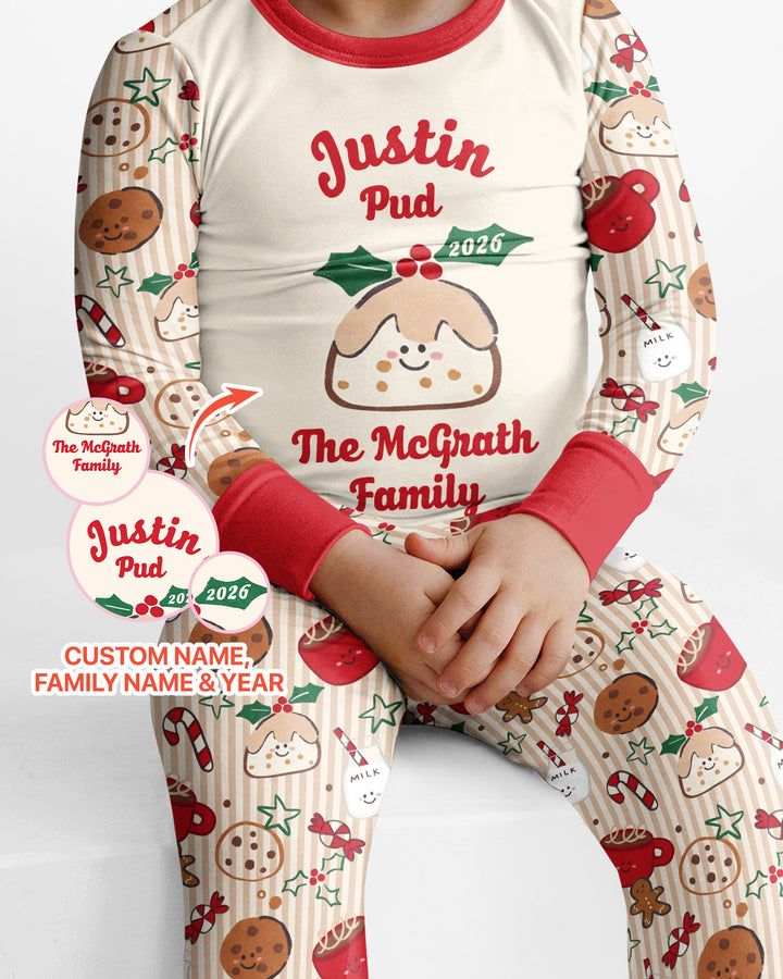 My Little Pudding Bamboo Two Piece Long Sleeve Pajama Set