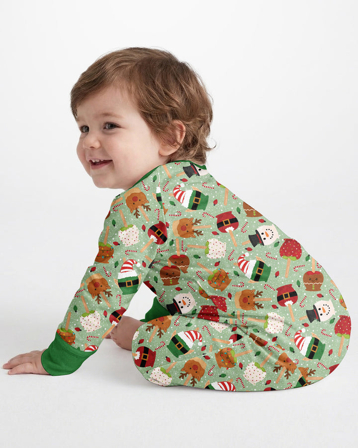 Christmas Cake Pops Family Matching Bamboo Convertible Zippy