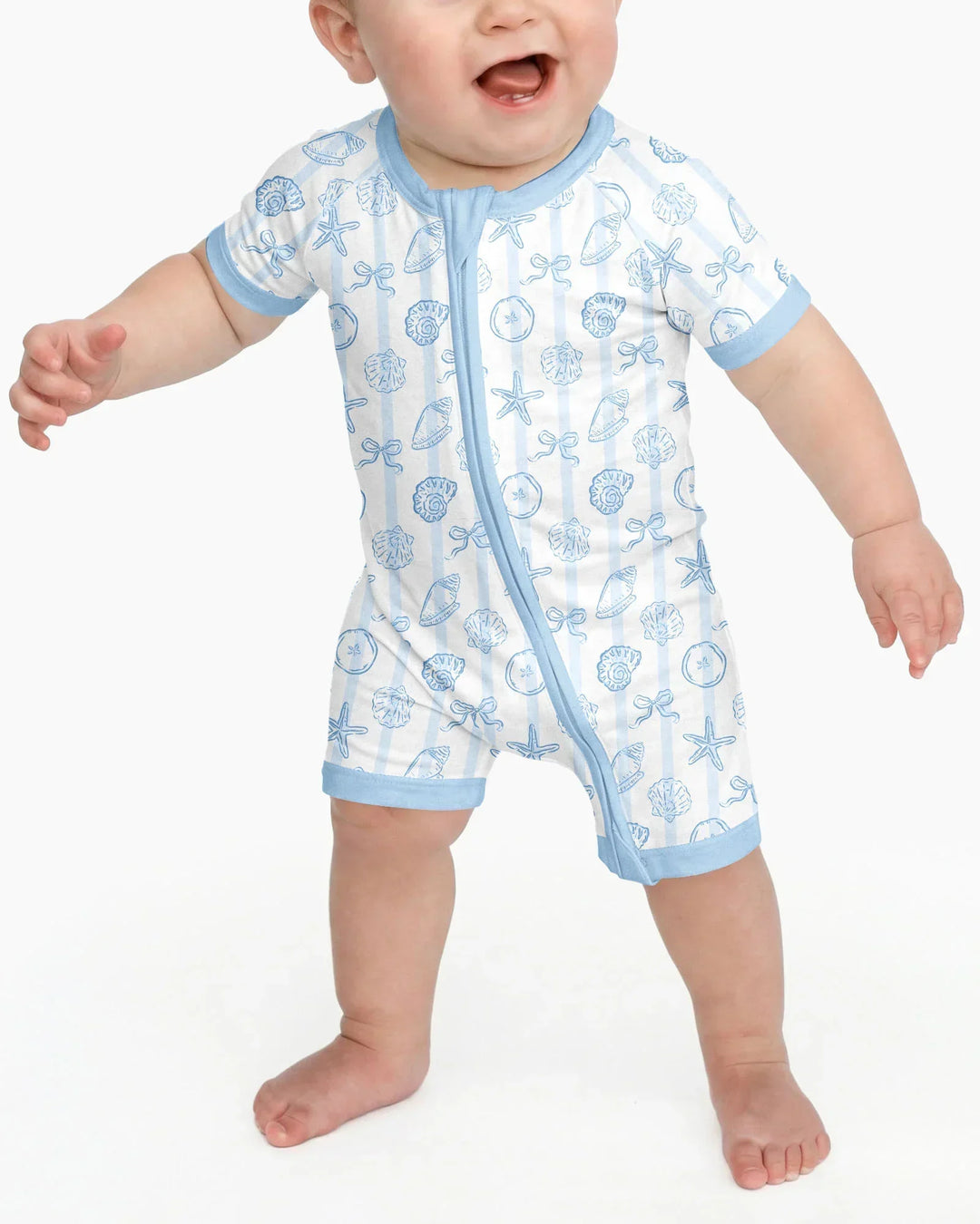 Coastal Keepsakes Family Matching Bamboo Shorty Zippy