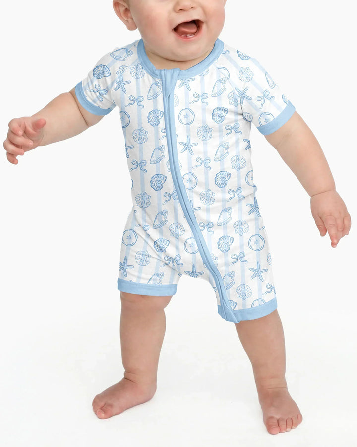 Coastal Keepsakes Family Matching Bamboo Shorty Zippy