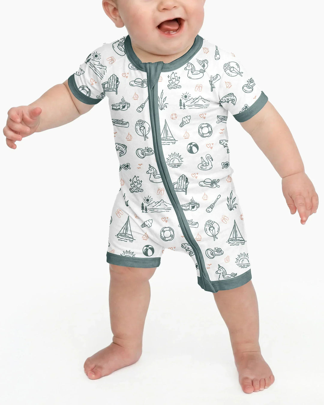 Lake Vibe Bamboo Shorty Zippy