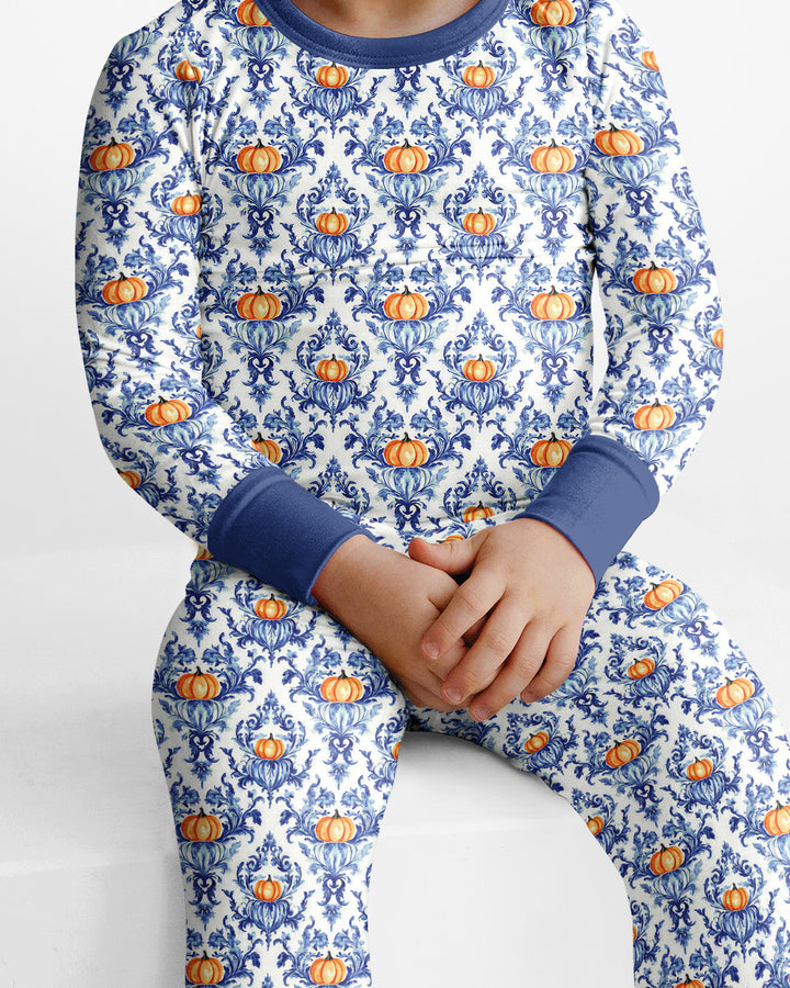 Template Bamboo Two Piece Long Sleeve Pyjamas Set