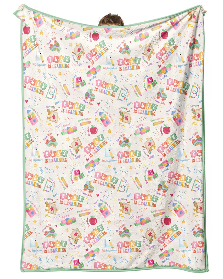 Play and Learn Bamboo Blanket