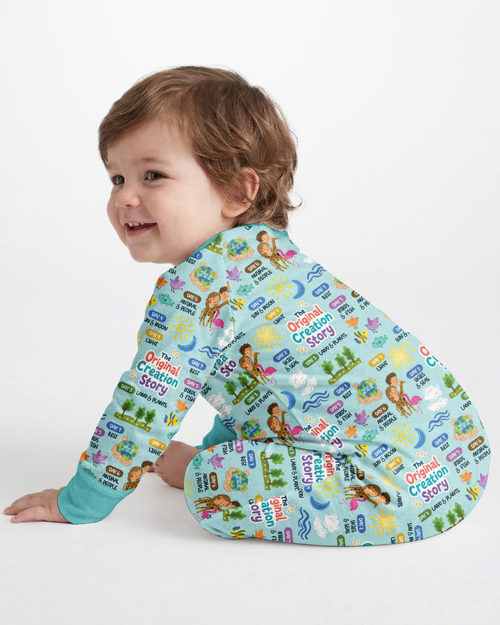 The Seven Days Of Creation Story Bamboo Convertible Zippy