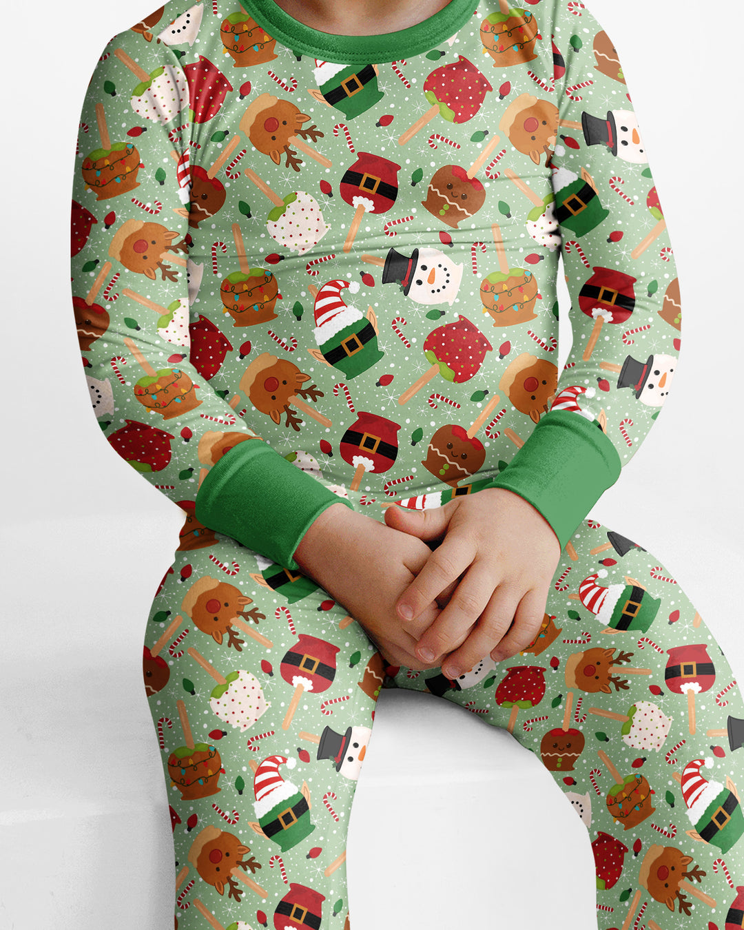 Template Bamboo Two Piece Long Sleeve Pyjamas Set