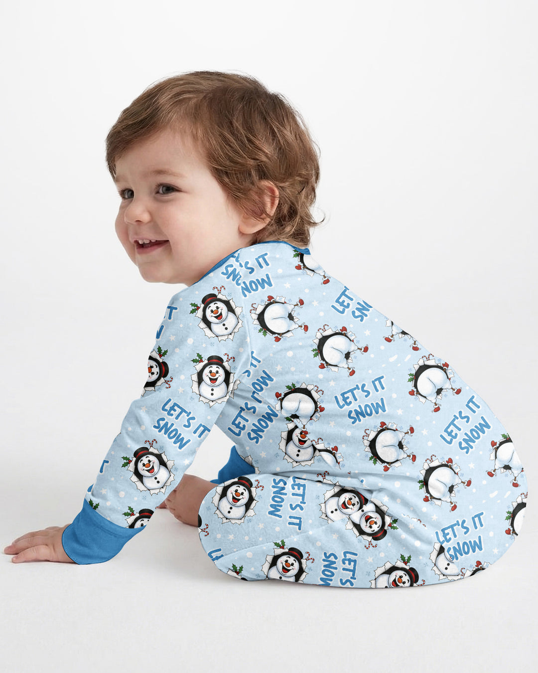 Funny Snowman Bamboo Convertible Zippy