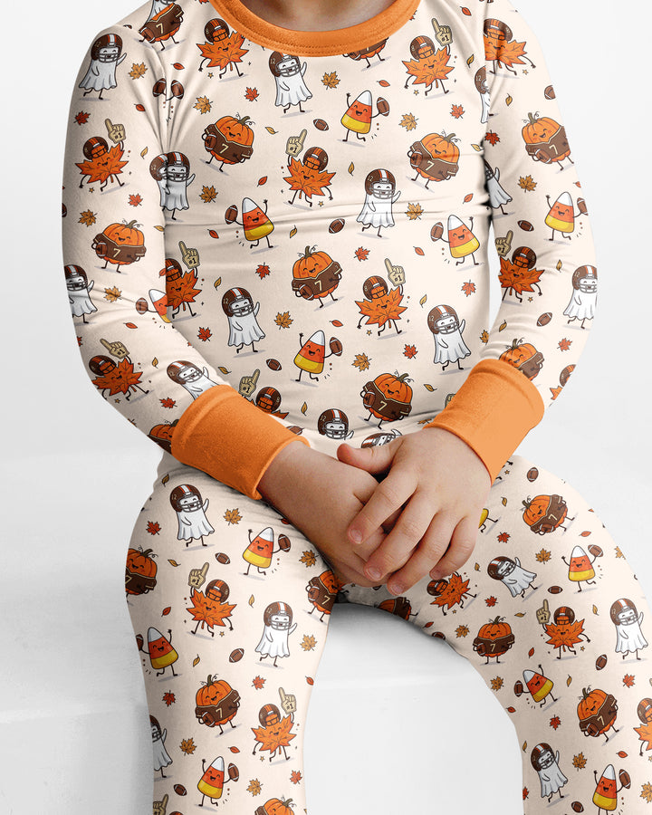 Template Bamboo Two Piece Long Sleeve Pyjamas Set