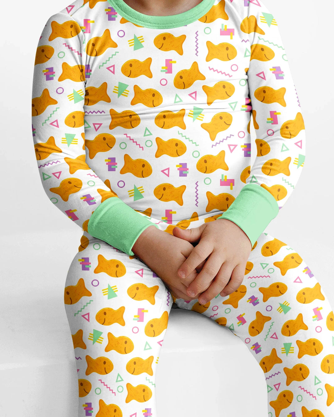 Template Bamboo Two Piece Long Sleeve Pyjamas Set