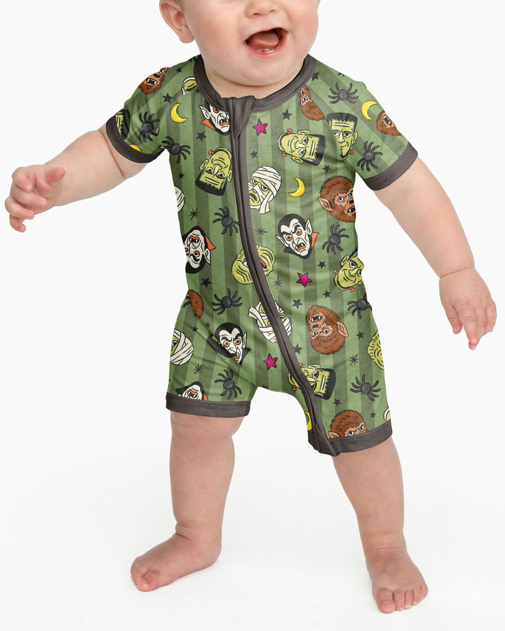 Creepy Crew Family Matching Bamboo Shorty Zippy