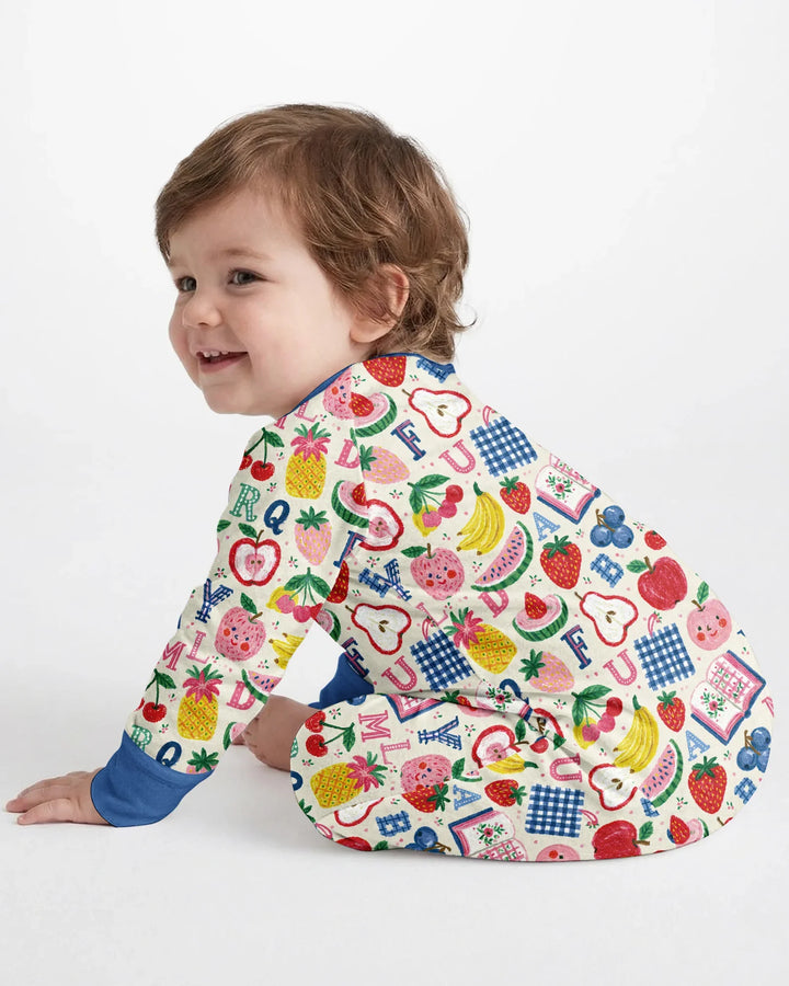 Back To School Fruit Alphabet Bamboo Convertible Zippy