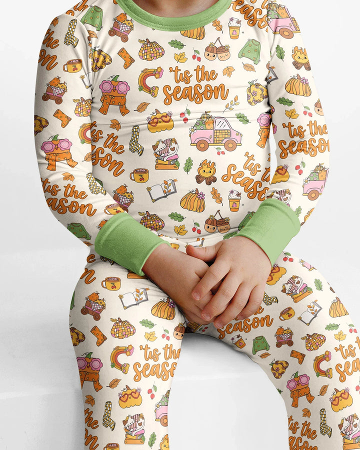 'Tis The Season Bamboo Two Piece Long Sleeve Pajama Set
