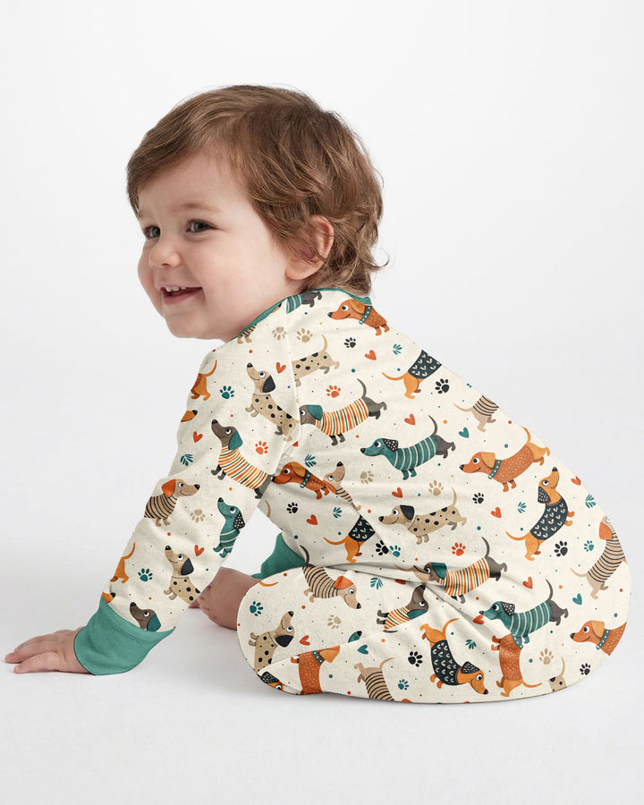 Cartoon Dachshund Bamboo Convertible Zippy