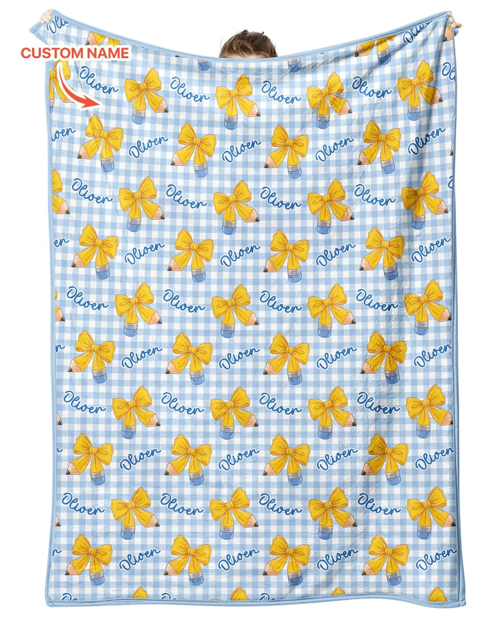 Coquette Back To School Bamboo Blanket