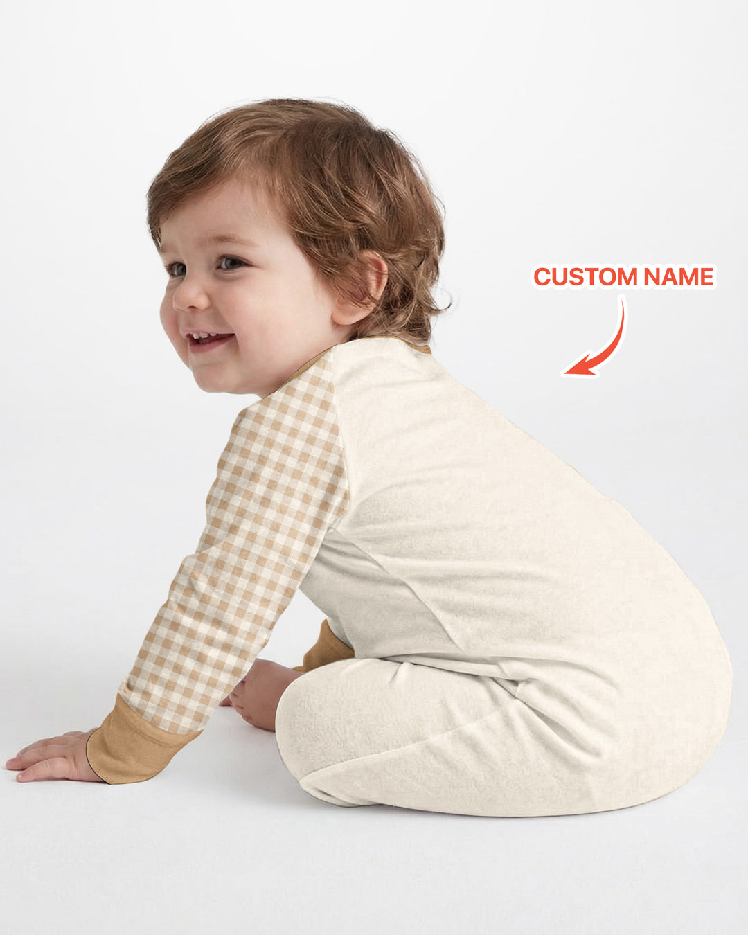 Custom Name Gingerbread Bakery Bamboo Convertible Zippy
