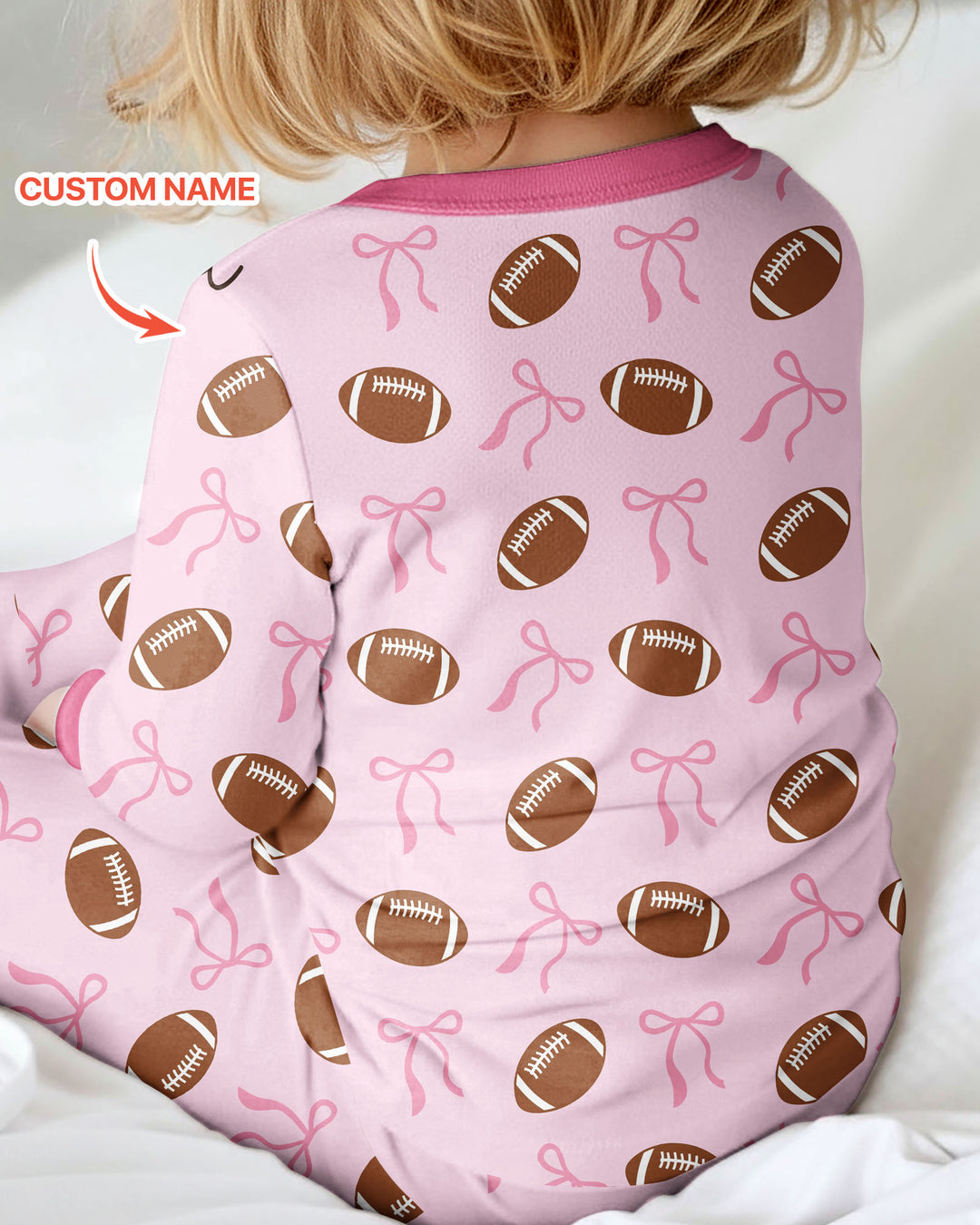 Custom Name Cutest Football Fan Bamboo Convertible Zippy