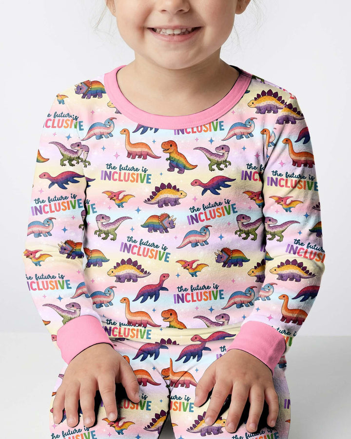 The Future is Inclusive Bamboo Two Piece Long Sleeve Pajama Set
