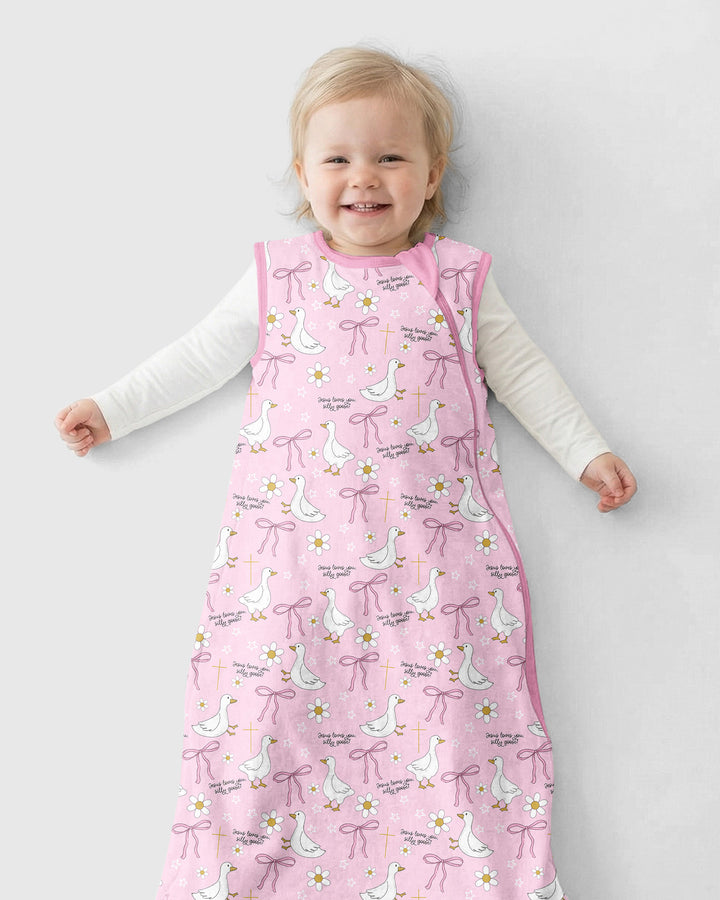 Jesus Loves You Silly Goose Bamboo Sleep Bag